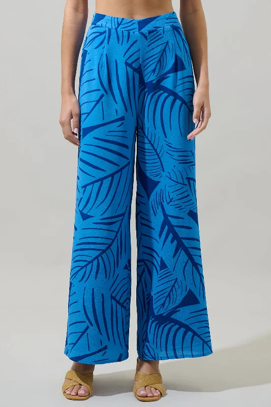 Maia Tropics Elena Floral Wide Leg Pants