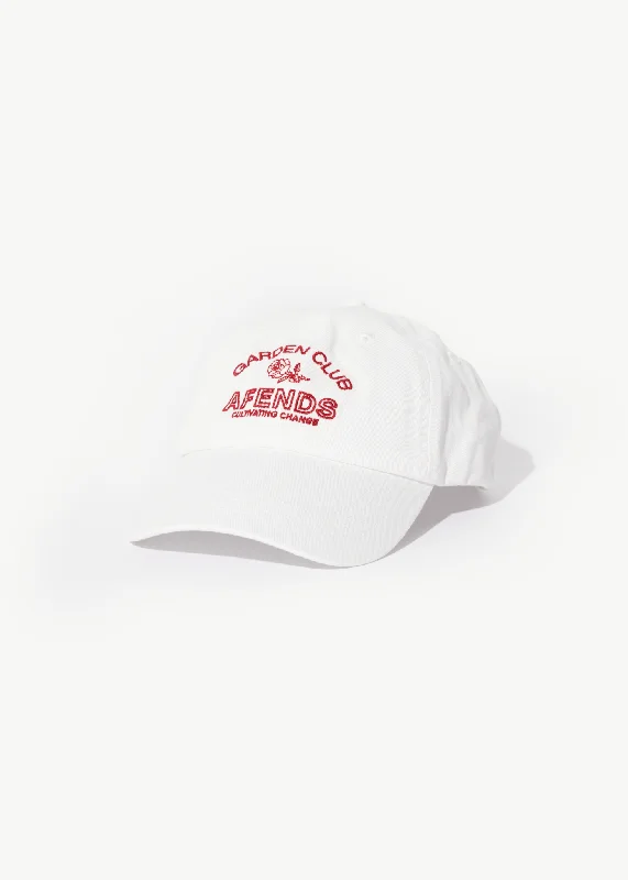 AFENDS Womens Cultivate - Panelled Cap - White