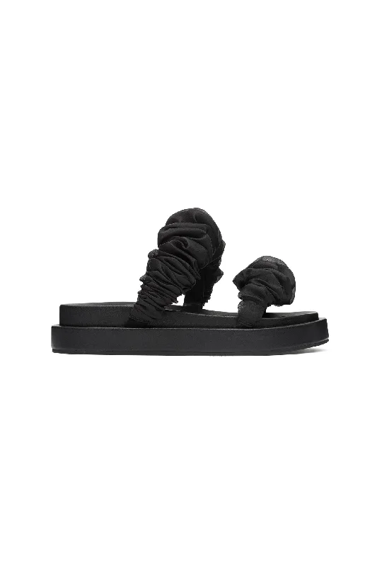 Arden Ruffle Platform Slide