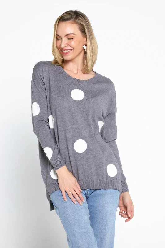 Naomi Jumper - Grey Spot