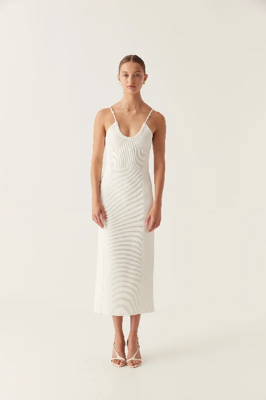 Veida Ottoman Knit Midi Dress