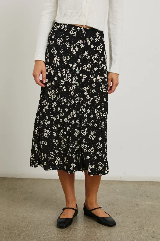 ROSETTA SKIRT - NOIR FLORAL