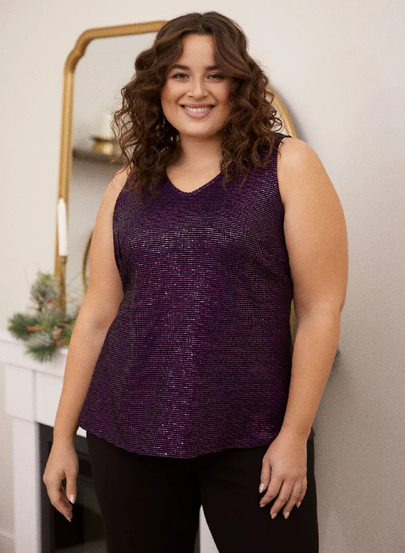 A-Line Sequin Top