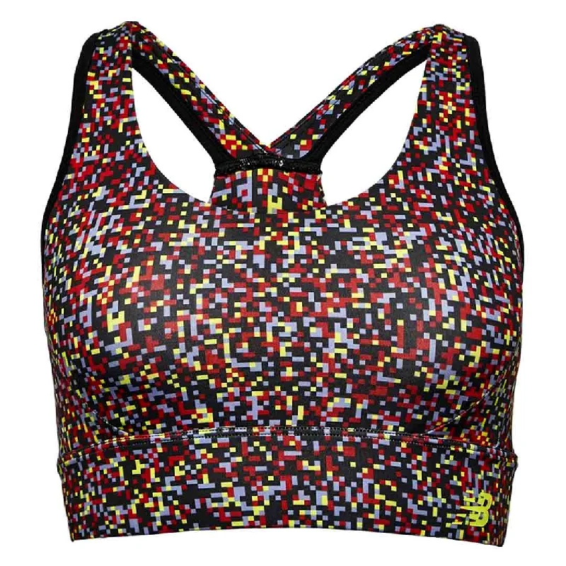 New Balance - Women's Tech Training Printed Sports Bra (WB21471 HYW)