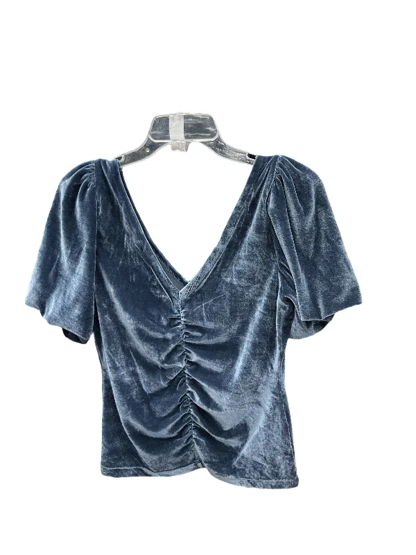 Top Short Sleeve By Free People In Blue, Size: S