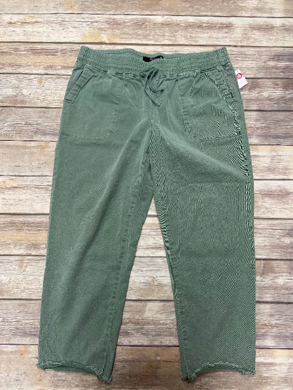 Pants Cropped By Cme In Green, Size: 1x