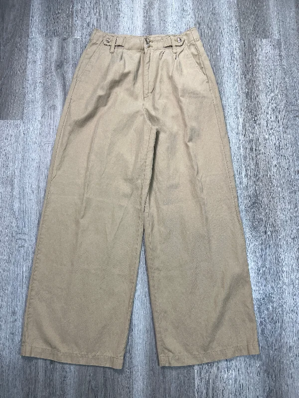 Pants Wide Leg By Madewell In Brown, Size: S