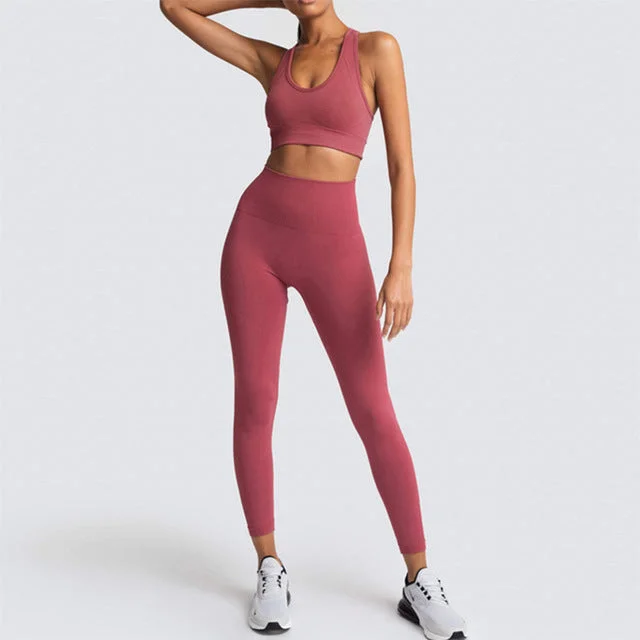 Transform High Waisted Yoga set of Leggings and bras