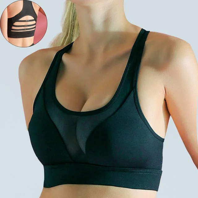 Black  sports bra