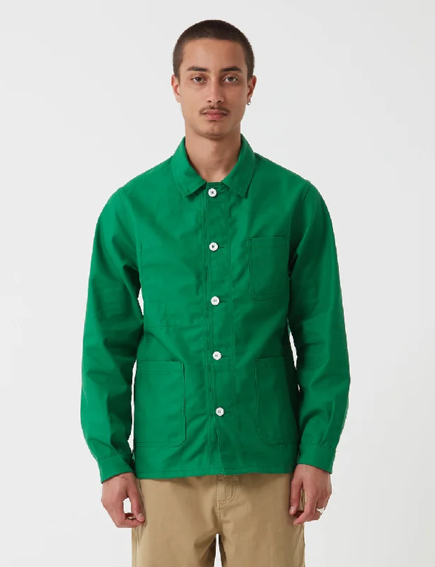 Le Laboureur Work Jacket (Polycotton Twill) - Meadow Green