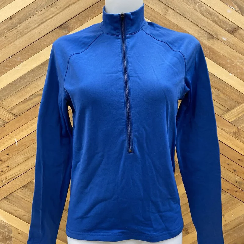 MEC - Women's 1/2-Zip Fleece Jacket - MSRP comp $90: Blue-women-SM