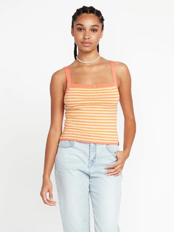 Stripe Is Rite Sweater Tank - Multi