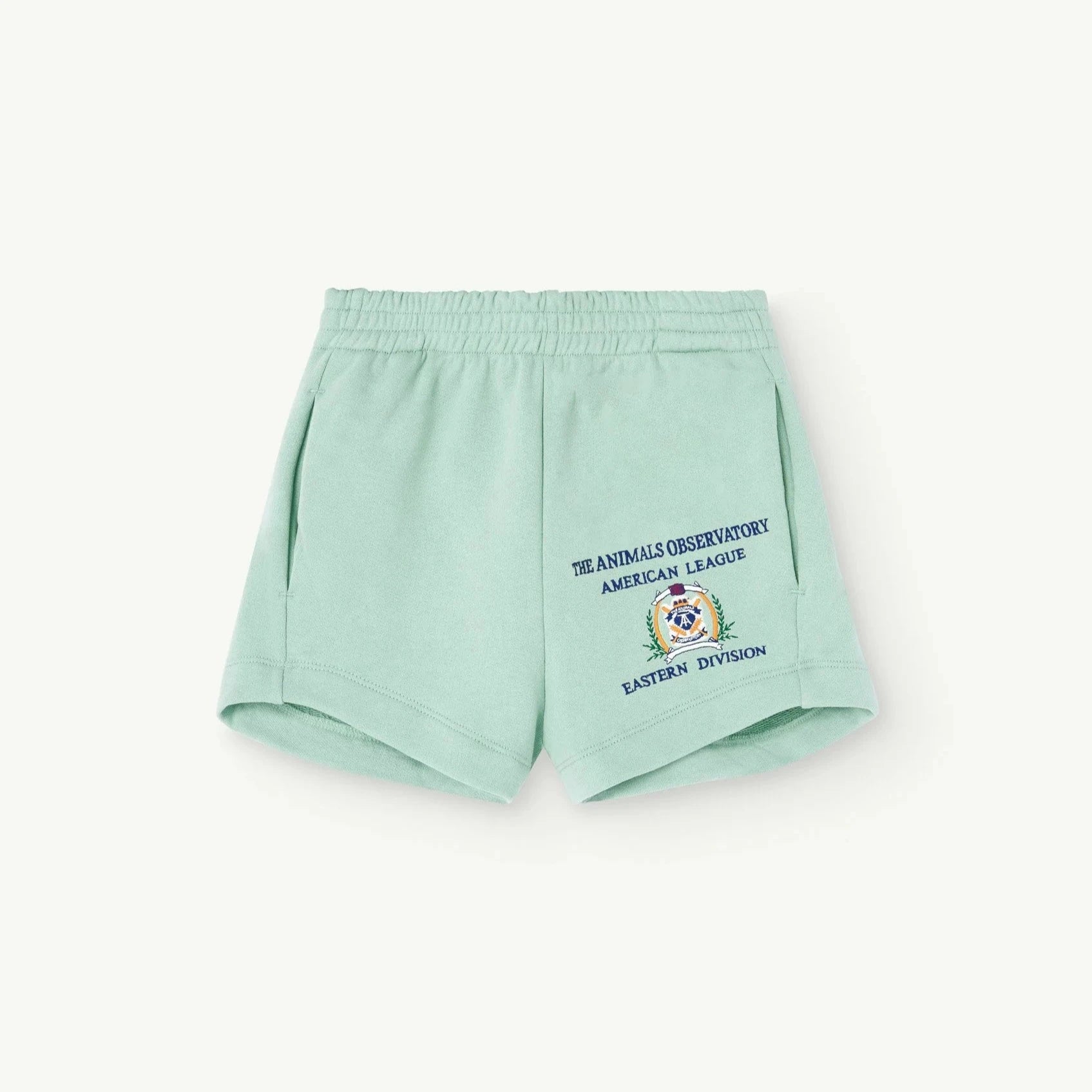 THE ANIMALS OBSERVATORY Kids Turquoise Gardener Shorts