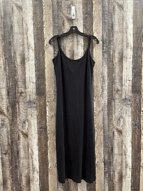 Black Dress Casual Maxi Gap, Size L