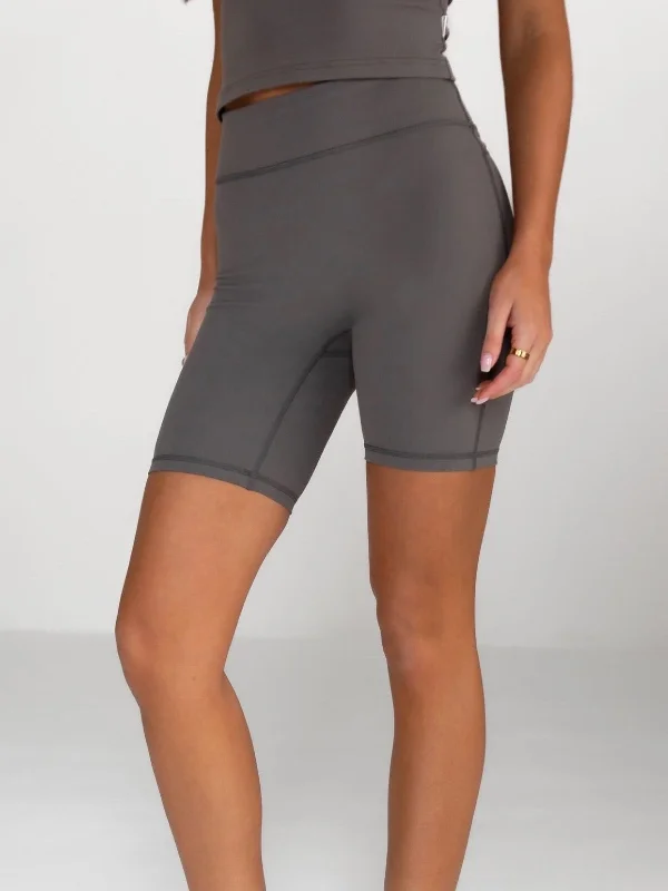 Sofia Soft Shorts - Charcoal