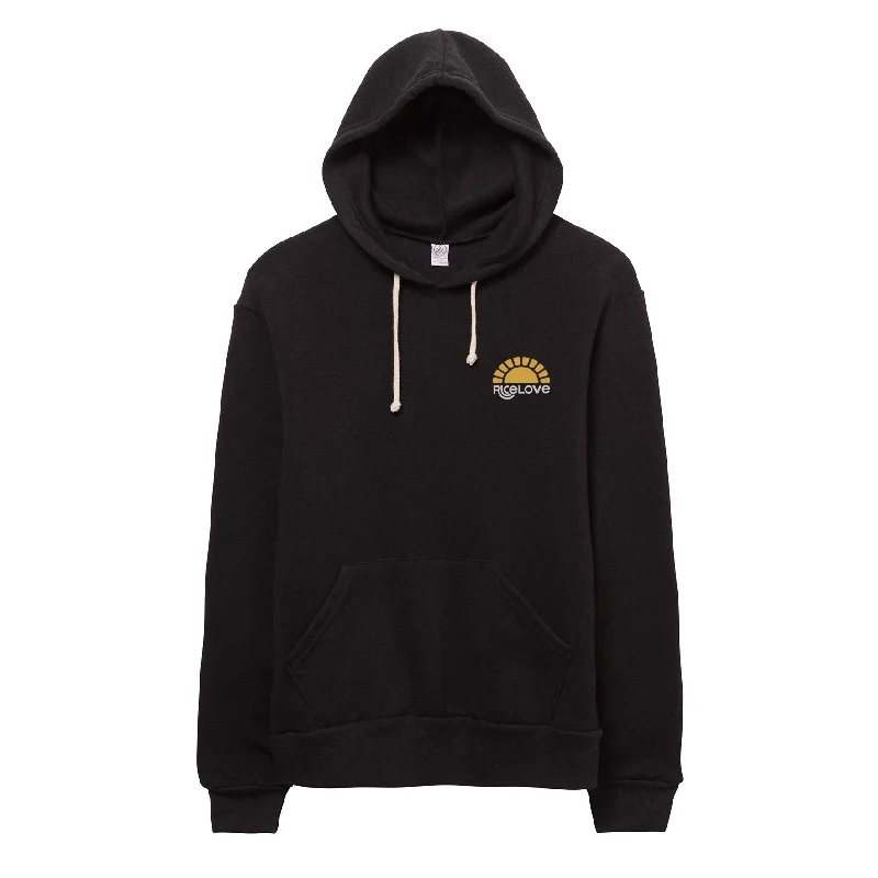 Hoodie - Eco-Fleece - Sunshine - Black