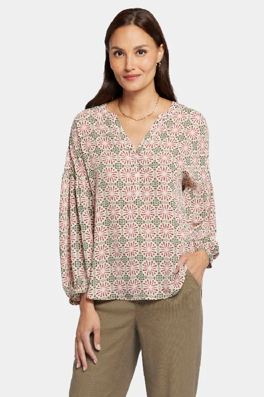 Paulina Peasant Blouse - Georgios Geo