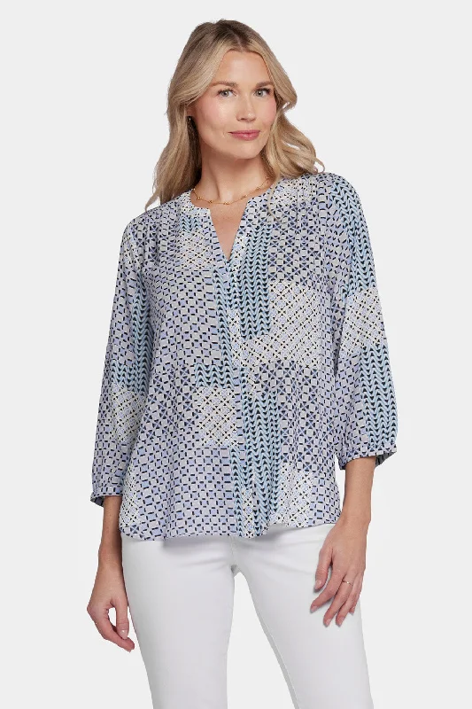 Pintuck Blouse - Giona Geo