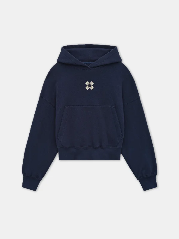 WOMEN - WOMEN'S MA QUAD HOODIE - Midnight Blue