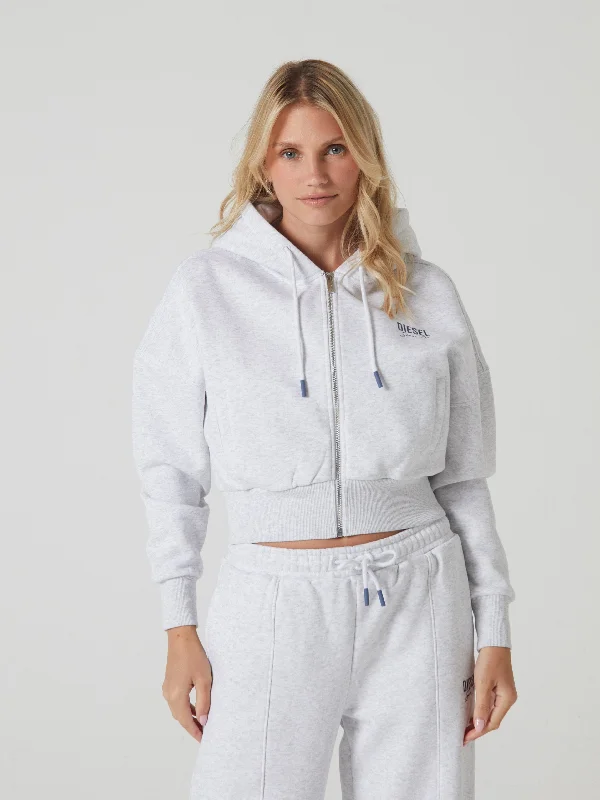 Eden Zipper Snow Grey Melange